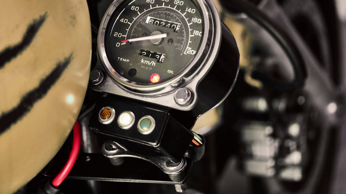 Velocimetro de una moto